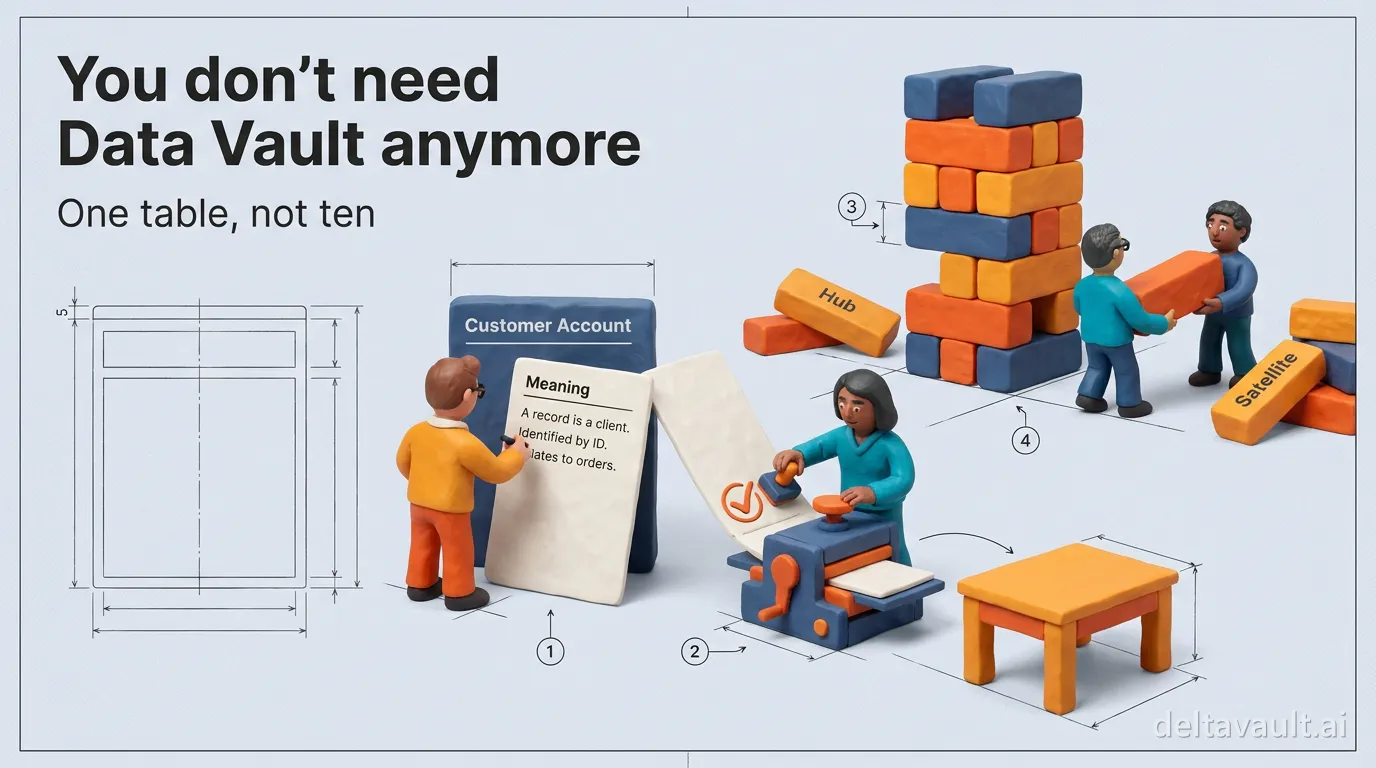 You don't need Data Vault anymore